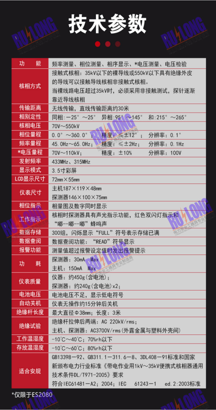 ES2080系列無線高壓核相儀（語音核相）